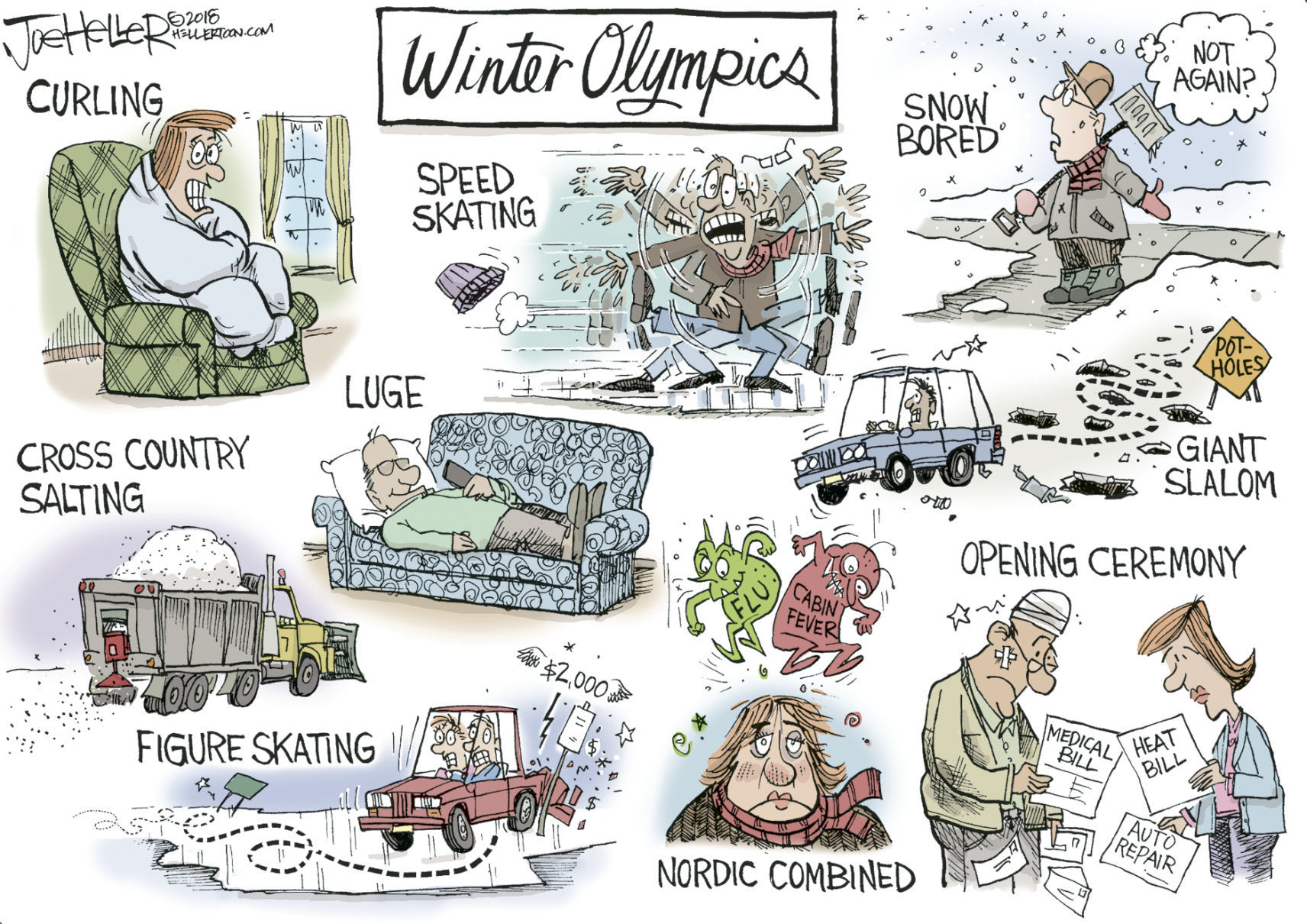 Winter Olympics by Joe Heller